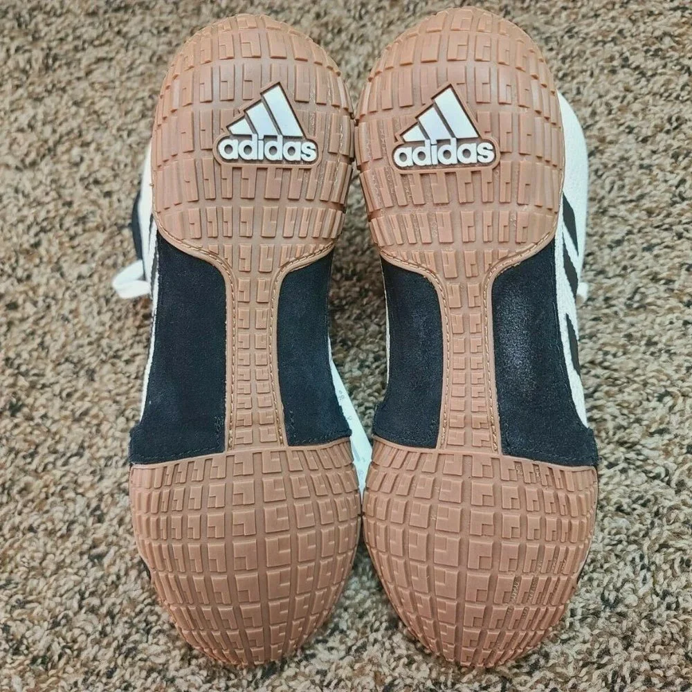 Adidas Tech Fall 2.0 Wrestling Off White Black Gum FU8172 Sz US 5 Kids Youth. Co - Picture 8 of 10